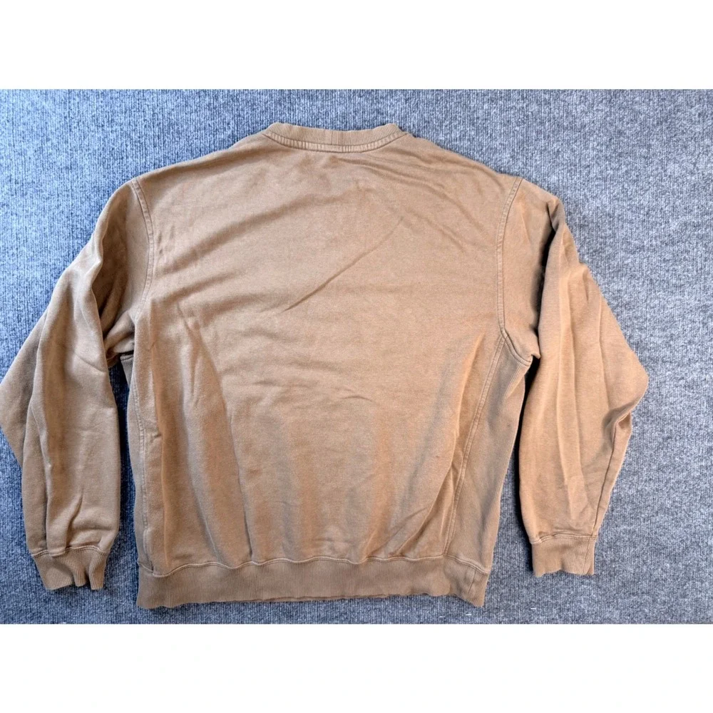 Nike Sneaker Freak Sweatshirt Mens XL Brown Heavyweight Crewneck Graphic Pullove